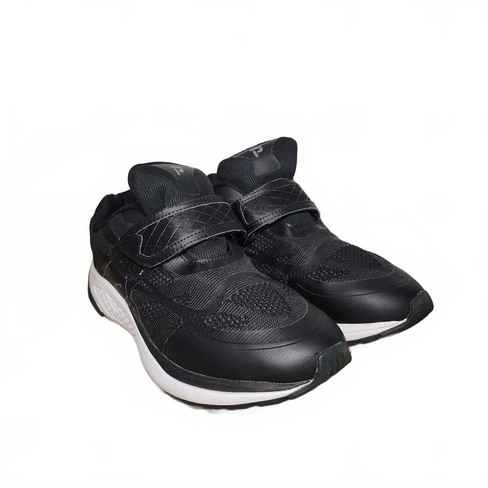 Propet Stylish Black Sports Shoes with Velcro Straps